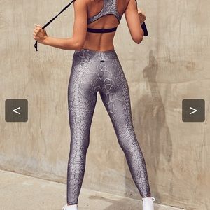 EUC Koral Drive High Rise Reptile Leggings